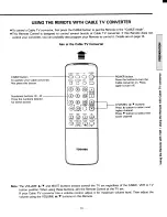 Предварительный просмотр 13 страницы Toshiba CE32D16 Owner'S Manual