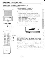 Предварительный просмотр 21 страницы Toshiba CE32D16 Owner'S Manual