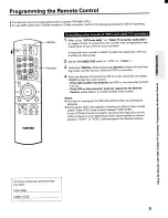 Предварительный просмотр 9 страницы Toshiba CE32E15 Owner'S Manual