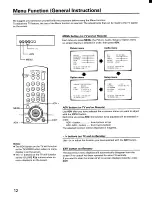 Предварительный просмотр 12 страницы Toshiba CE32E15 Owner'S Manual