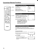 Предварительный просмотр 16 страницы Toshiba CE32E15 Owner'S Manual