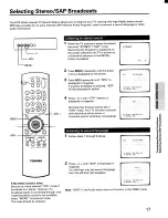 Preview for 17 page of Toshiba CE32E15 Owner'S Manual