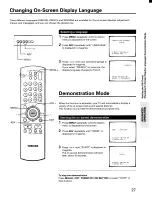 Preview for 27 page of Toshiba CE32E15 Owner'S Manual