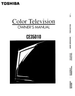 Preview for 1 page of Toshiba CE35D10 Owner'S Manual