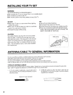 Preview for 4 page of Toshiba CE35D10 Owner'S Manual