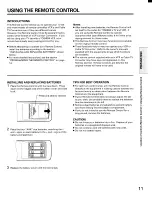 Preview for 11 page of Toshiba CE35D10 Owner'S Manual