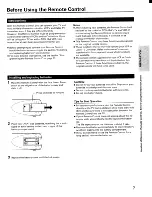 Предварительный просмотр 7 страницы Toshiba CE36G15 Owner'S Manual