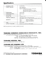 Preview for 16 page of Toshiba CF13H22 Owner'S Manual