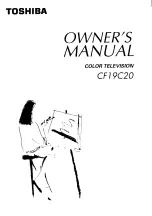 Toshiba CF19C20 Owner'S Manual предпросмотр