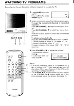 Preview for 16 page of Toshiba CF19C20 Owner'S Manual