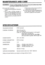 Preview for 23 page of Toshiba CF19C20 Owner'S Manual