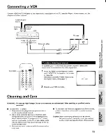 Предварительный просмотр 17 страницы Toshiba CF19F22 Owner'S Manual