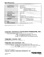 Предварительный просмотр 20 страницы Toshiba CF19F22 Owner'S Manual