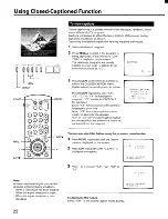 Preview for 22 page of Toshiba CF19F32 Owner'S Manual