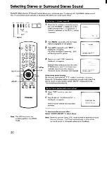 Предварительный просмотр 20 страницы Toshiba CF19G32 Owner'S Manual