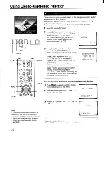 Предварительный просмотр 22 страницы Toshiba CF19G32 Owner'S Manual