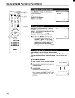 Preview for 16 page of Toshiba CF19H32 Owner'S Manual