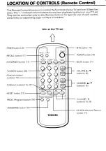 Preview for 10 page of Toshiba CF20C40 Owner'S Manual