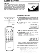 Preview for 22 page of Toshiba CF20C40 Owner'S Manual