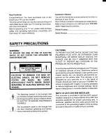 Preview for 2 page of Toshiba CF20D30 Owner'S Manual