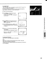 Предварительный просмотр 23 страницы Toshiba CF20D30 Owner'S Manual