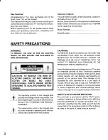 Preview for 2 page of Toshiba CF20D40 Owner'S Manual