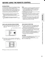 Preview for 11 page of Toshiba CF20D40 Owner'S Manual