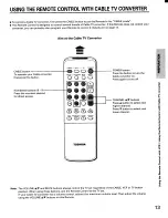 Предварительный просмотр 13 страницы Toshiba CF20D40 Owner'S Manual