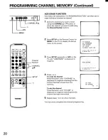 Preview for 20 page of Toshiba CF20D40 Owner'S Manual