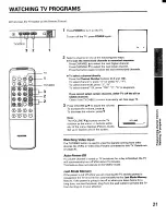 Preview for 21 page of Toshiba CF20D40 Owner'S Manual