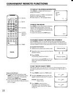 Preview for 22 page of Toshiba CF20D40 Owner'S Manual