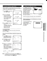 Preview for 13 page of Toshiba CF20E30 Owner'S Manual