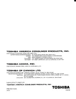 Preview for 27 page of Toshiba CF20E30 Owner'S Manual