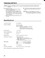 Preview for 32 page of Toshiba CF20E40 Owner'S Manual