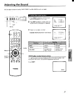 Предварительный просмотр 21 страницы Toshiba CF20F40 Owner'S Manual