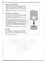 Предварительный просмотр 11 страницы Toshiba CF2666A Owner'S Manual