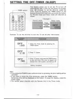 Предварительный просмотр 19 страницы Toshiba CF2666A Owner'S Manual