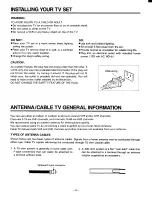 Предварительный просмотр 4 страницы Toshiba CF27D50 Owner'S Manual