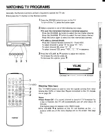 Предварительный просмотр 21 страницы Toshiba CF27D50 Owner'S Manual