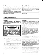 Preview for 2 page of Toshiba CF27E50 Owner'S Manual