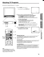 Предварительный просмотр 15 страницы Toshiba CF27E55 Owner'S Manual