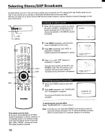 Preview for 18 page of Toshiba CF27E55 Owner'S Manual