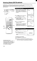 Предварительный просмотр 14 страницы Toshiba CF27G30 Owner'S Manual