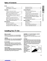 Предварительный просмотр 3 страницы Toshiba CF27H40 Owner'S Manual