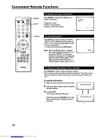 Предварительный просмотр 16 страницы Toshiba CF27H40 Owner'S Manual