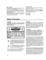 Preview for 2 page of Toshiba CF27H50 Owner'S Manual