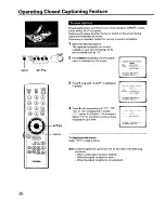 Предварительный просмотр 26 страницы Toshiba CF27H50 Owner'S Manual