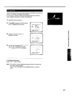 Предварительный просмотр 27 страницы Toshiba CF27H50 Owner'S Manual