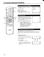 Preview for 16 page of Toshiba CF32E55 Owner'S Manual