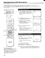 Preview for 18 page of Toshiba CF32E55 Owner'S Manual